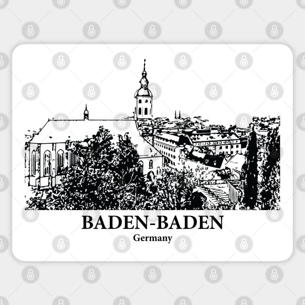 Baden-Baden - Germany Sticker by Lakeric